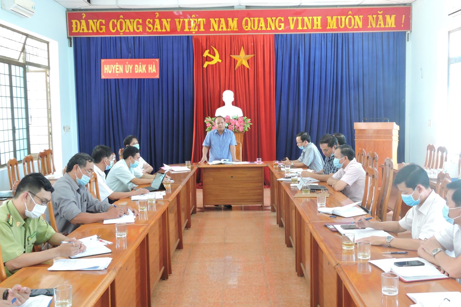 Huyện ủy Đăk Hà triển khai nhiệm vụ công tác nội chính và phòng, chống tham nhũng 6 tháng cuối năm 2021
